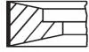 Комплект поршневих кілець MAHLE / KNECHT 099 99 N0
