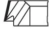 Комплект поршневих кілець MAHLE / KNECHT 145 72 N0 (фото 1)