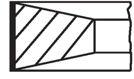 Комплект поршневих кілець MAHLE / KNECHT 209 53 V0