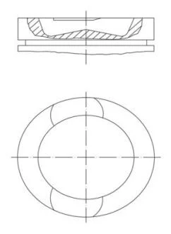 Поршень MAHLE / KNECHT 209 73 00