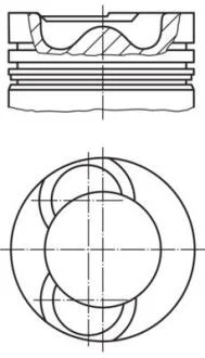 Поршень MAHLE / KNECHT 213 65 00
