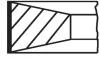 Кільця поршневі,комплект MAHLE / KNECHT 227 33 N0 (фото 1)