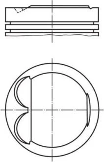 Поршень MAHLE / KNECHT 607 77 00