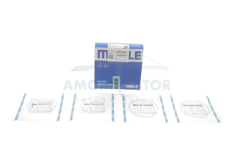 Кільця поршневі MAHLE MAHLE / KNECHT 640 RS 10102 0N0 (фото 1)