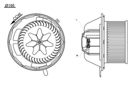Компресор салону MAHLE / KNECHT AB 194 000S