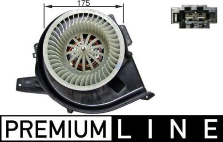 Вентилятор кабiни кондиц. MAHLE / KNECHT AB 20 000P