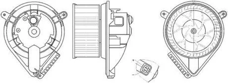 Компресор салону MAHLE / KNECHT AB272000S