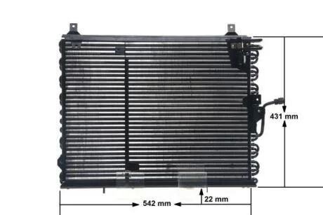 Конденсер кондиціонера MAHLE / KNECHT AC 150 000S