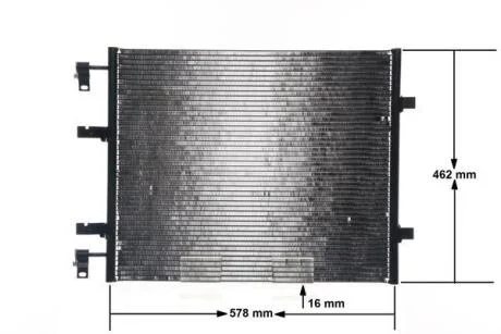 Конденсатор, система кондиціонування повітря MAHLE / KNECHT AC708000S