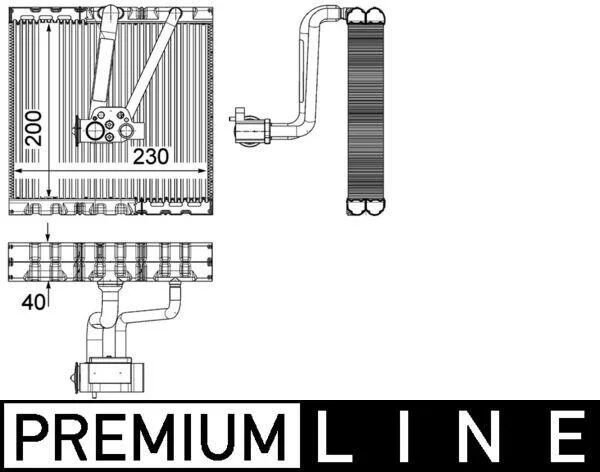 MAHLE MAHLE / KNECHT AE 93 000P (фото 1)