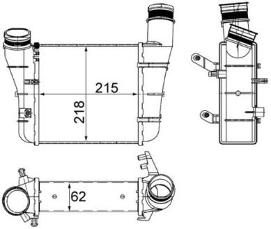Інтеркулер MAHLE / KNECHT CI 336 000S
