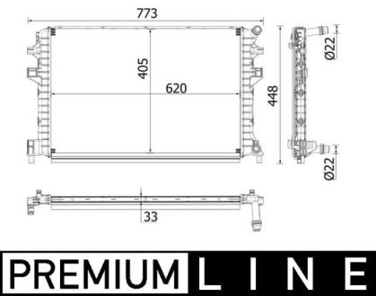 Інтеркулер MAHLE / KNECHT CIR 34 000P
