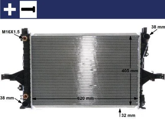 Радіатор охолодження MAHLE / KNECHT CR 1547 000S (фото 1)