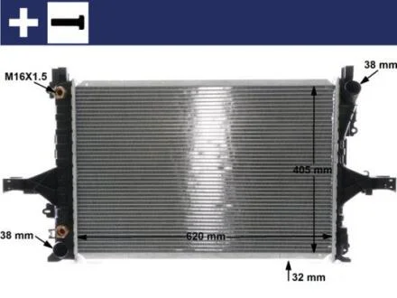 Радіатор охолодження MAHLE / KNECHT CR 1547 000S