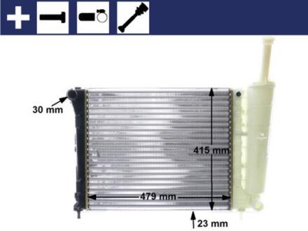 Радіатор охолодження MAHLE / KNECHT CR 1859 000S