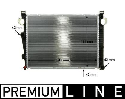 Радіатор, система охолодження двигуна MAHLE / KNECHT CR226000P