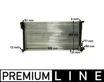 Радіатор охолодження MAHLE / KNECHT CR 433 000P