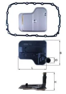 Гідравлічний фільтр, автоматична коробка передач MAHLE / KNECHT HX 240D