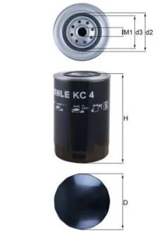 Паливний фільтр MAHLE / KNECHT KC4