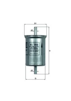 Паливний фільтр MAHLE / KNECHT KL146