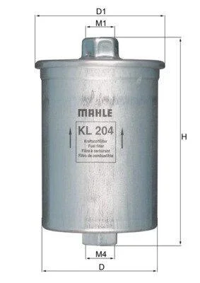 Паливний фільтр MAHLE / KNECHT KL204 (фото 1)