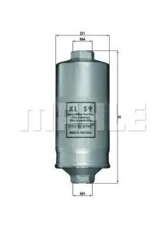 Фільтр паливний Mahle Ford MAHLE / KNECHT KL59