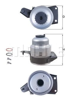 Паливний фільтр MAHLE / KNECHT KL829D (фото 1)