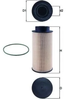 Паливний фільтр MAHLE / KNECHT KX182/1D