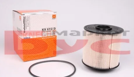 Фільтр паливний MAHLE MAHLE / KNECHT KX 67/2D