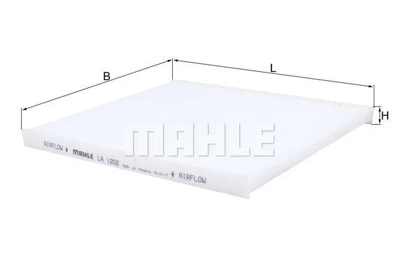 Фільтр, повітря у салоні MAHLE / KNECHT LA1202 (фото 1)