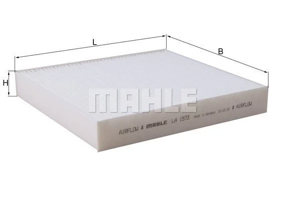 Фільтр, повітря у салоні MAHLE / KNECHT LA1573 (фото 1)