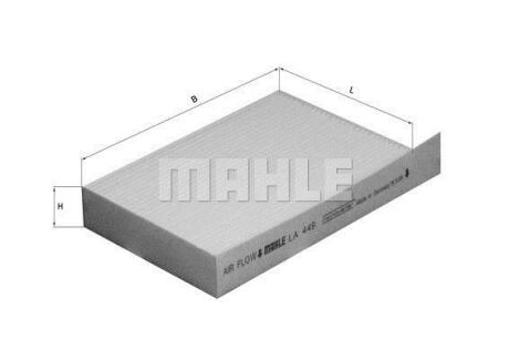 Фiльтр салону MAHLE / KNECHT LA449