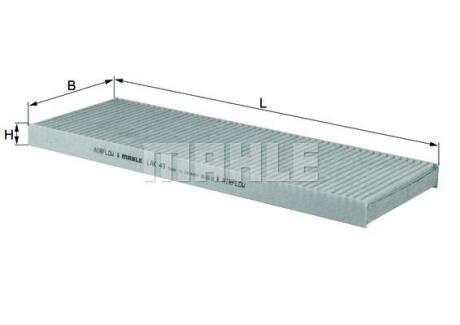 Фiльтр салону MAHLE / KNECHT LAK49
