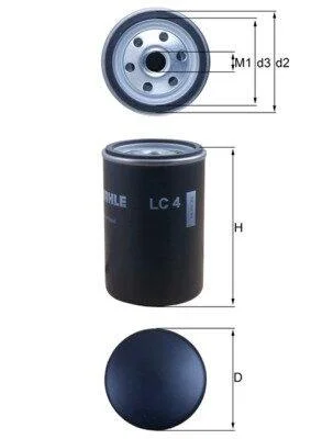 Повітряний фільтр MAHLE / KNECHT LC 4 (фото 1)