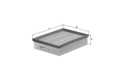 Фільтр повітря MAHLE / KNECHT LX 1029