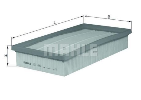 Повітряний фільтр MAHLE / KNECHT LX1073
