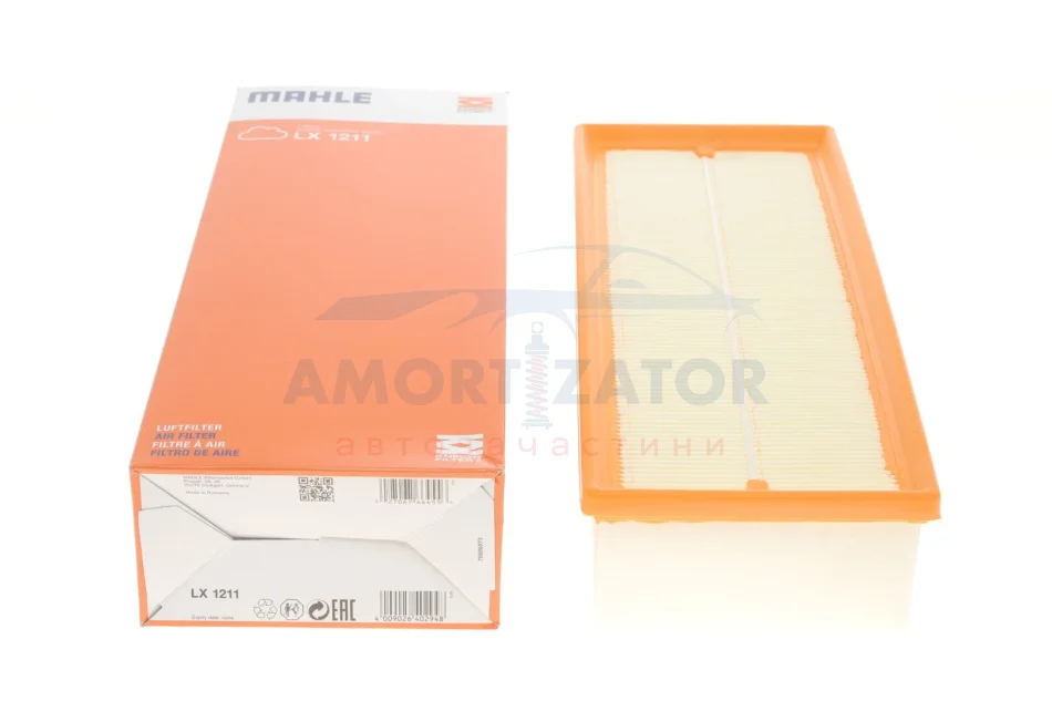 Фільтр повітряний KNECHT MAHLE / KNECHT LX 1211 (фото 1)