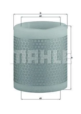 (MAHLE) MAHLE / KNECHT LX124 (фото 1)