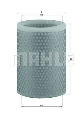 Повітряний фільтр MAHLE / KNECHT LX136 (фото 1)