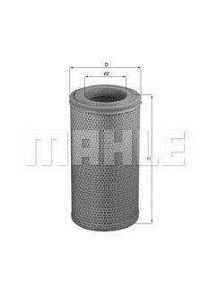 Повітряний фільтр MAHLE / KNECHT LX1629