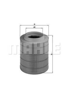 Фільтр повітряний Mahle MAN MAHLE / KNECHT LX 1798