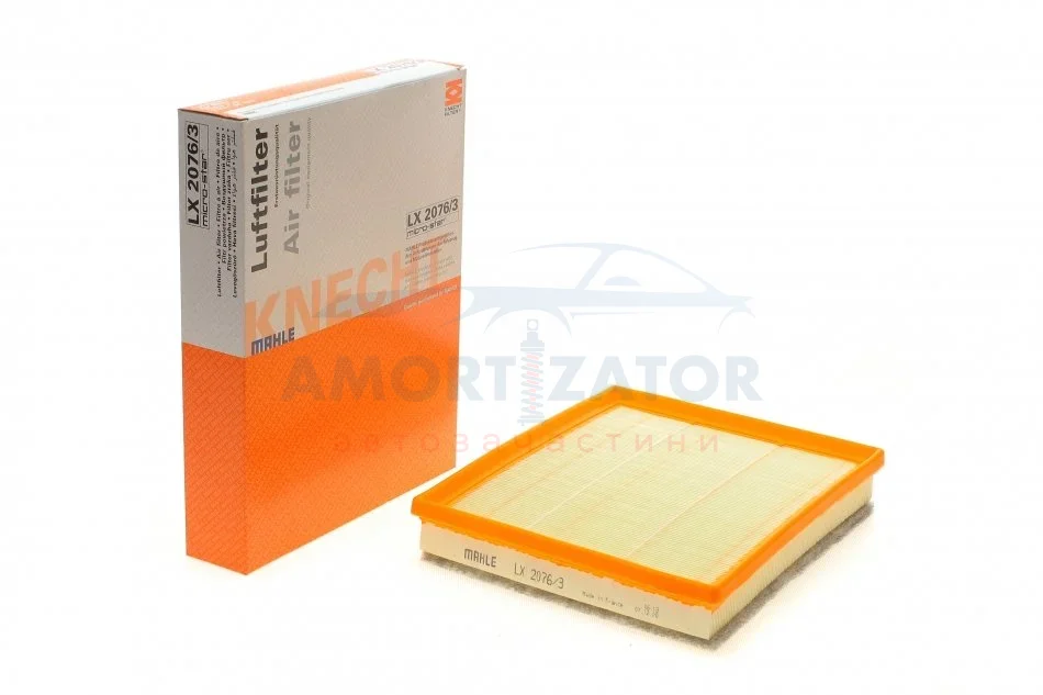 Фільтр повітряний KNECHT MAHLE / KNECHT LX 2076/3 (фото 1)