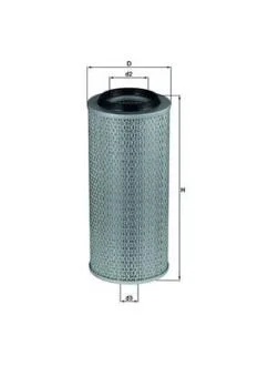Повітряний фільтр MAHLE / KNECHT LX275