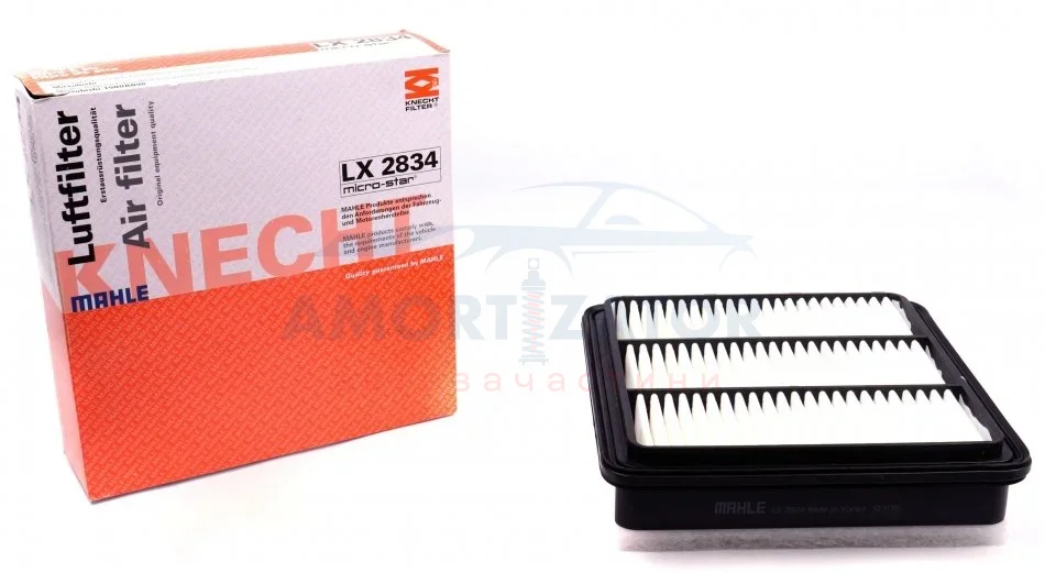 Фільтр повітряний KNECHT MAHLE / KNECHT LX 2834 (фото 1)