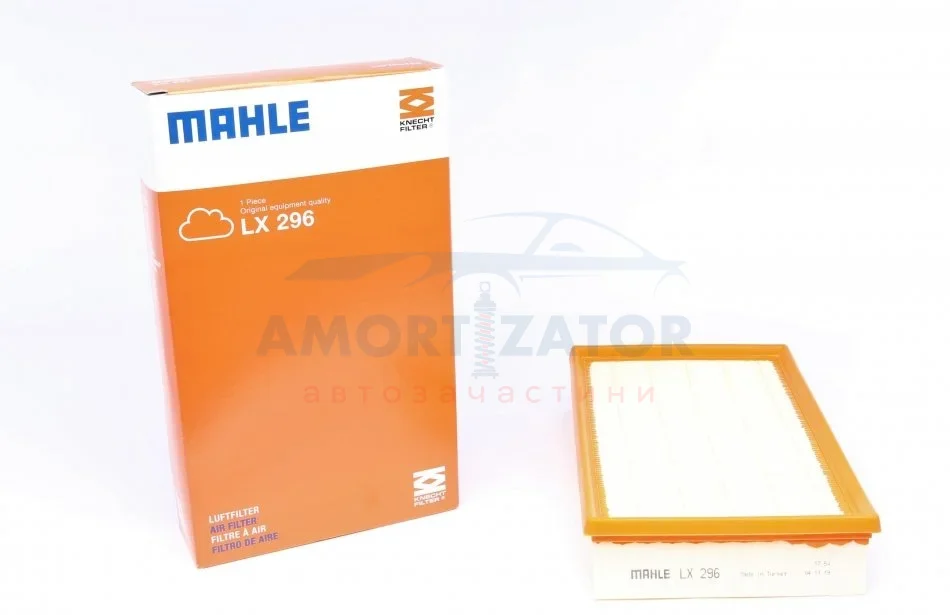 Фільтр повітряний KNECHT MAHLE / KNECHT LX 296 (фото 1)