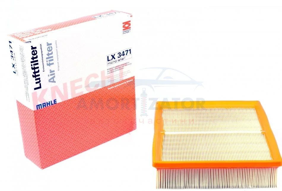 Фільтр повітряний KNECHT MAHLE / KNECHT LX 3471 (фото 1)