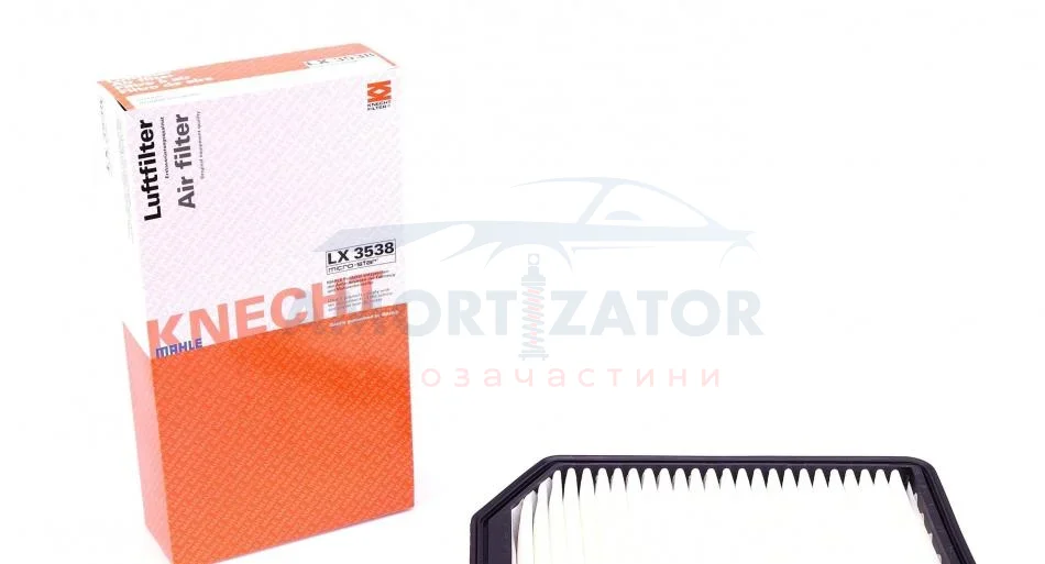 Фільтр повітряний KNECHT MAHLE / KNECHT LX 3538 (фото 1)
