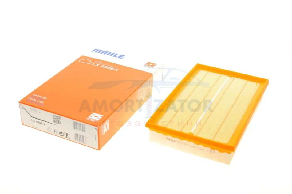 Фільтр повітряний KNECHT MAHLE / KNECHT LX 4398/1 (фото 1)