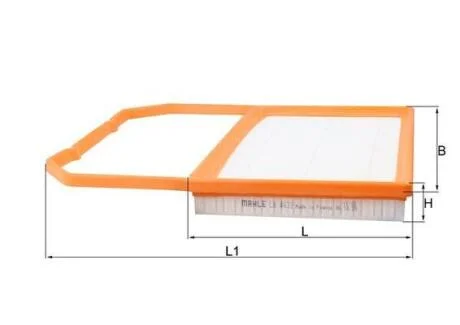 Повітряний фільтр MAHLE / KNECHT LX 4632