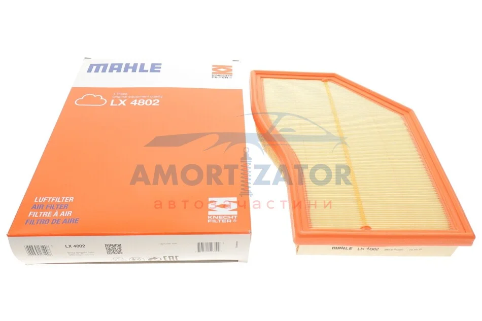 Фільтр повітряний KNECHT MAHLE / KNECHT LX 4802 (фото 1)